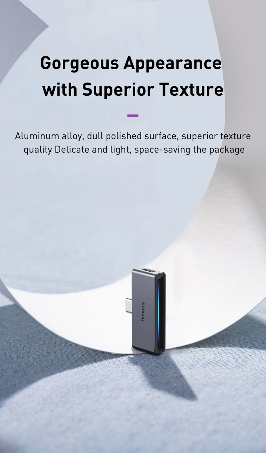 Baseus L57 usb type c адаптер usb c до 3,5 мм aux Наушники адаптер с PD 18 Вт Быстрая зарядка для телефона type c Jack