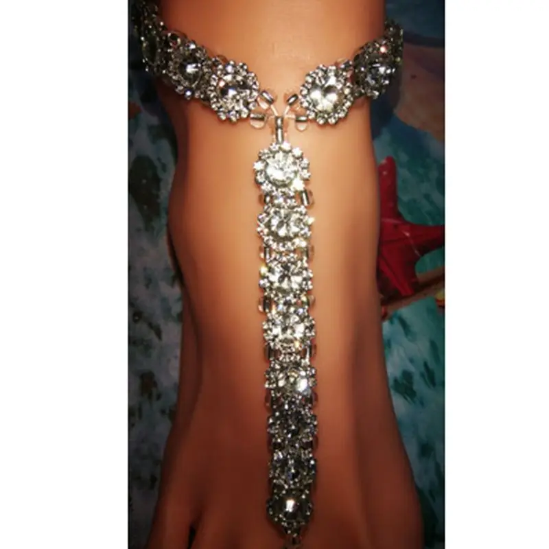 2 шт. жемчужная цепочка на лодыжке Пляжная Свадебная обувь украшения для ног