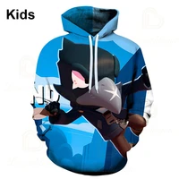 childrens kids nita max game sandy leon and star 3d hoodie jacket boys girls harajukulong sleeve jacket coat baby clothes