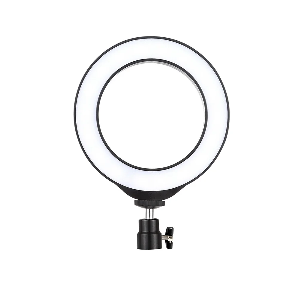 Светодиодный кольцевой светильник для селфи с регулируемой яркостью фото и