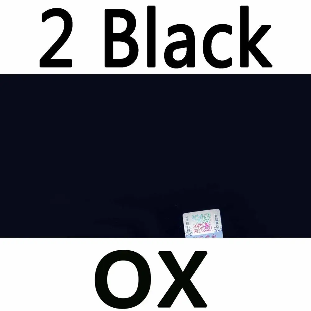 2black OX 2x RITC 729 FX-729 дружбы OX Pips-в настольном теннисе Резина без губки(Topsheet OX) Потеря прямые продажи - Цвет: 2black OX
