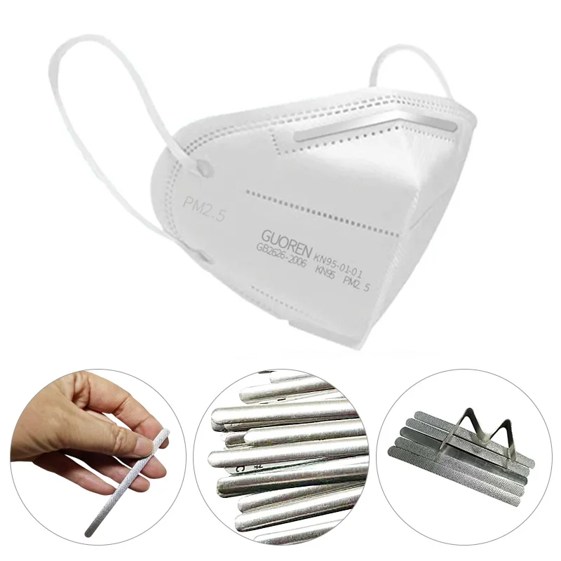 100 шт. Высококачественная маска сделай сам линия носа переносица алюминиевая