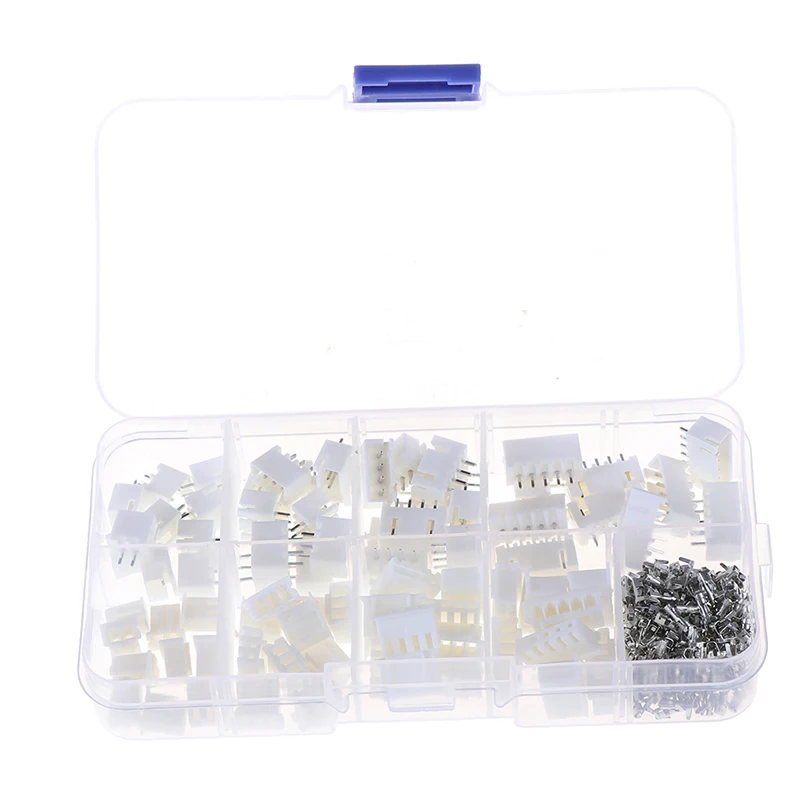 

230Pcs XH2.54 2pin 3pin 4pin 5pin 2.54mm pitch terminal kit shell pin holder JST connector Electronic Component