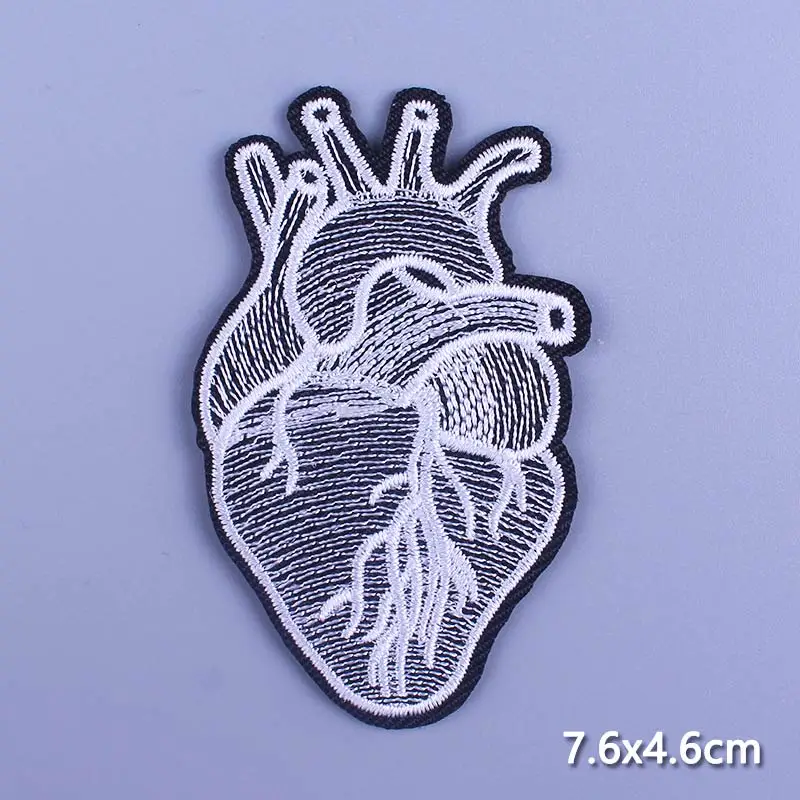 

Alien Patch skull biker embroidered patches on clothes Punk Clothing thermoadhesive patches Tiger Patch Stripes For Jacket badge
