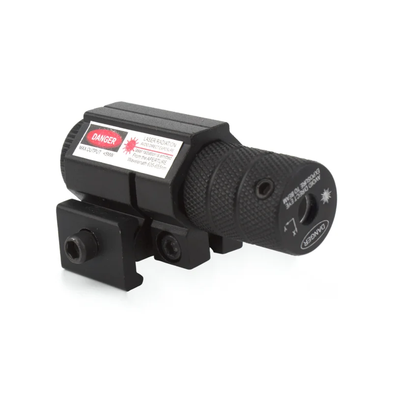 Тактическая красная лазерная указка Регулируемый прицел 11/22 мм Пикатинни