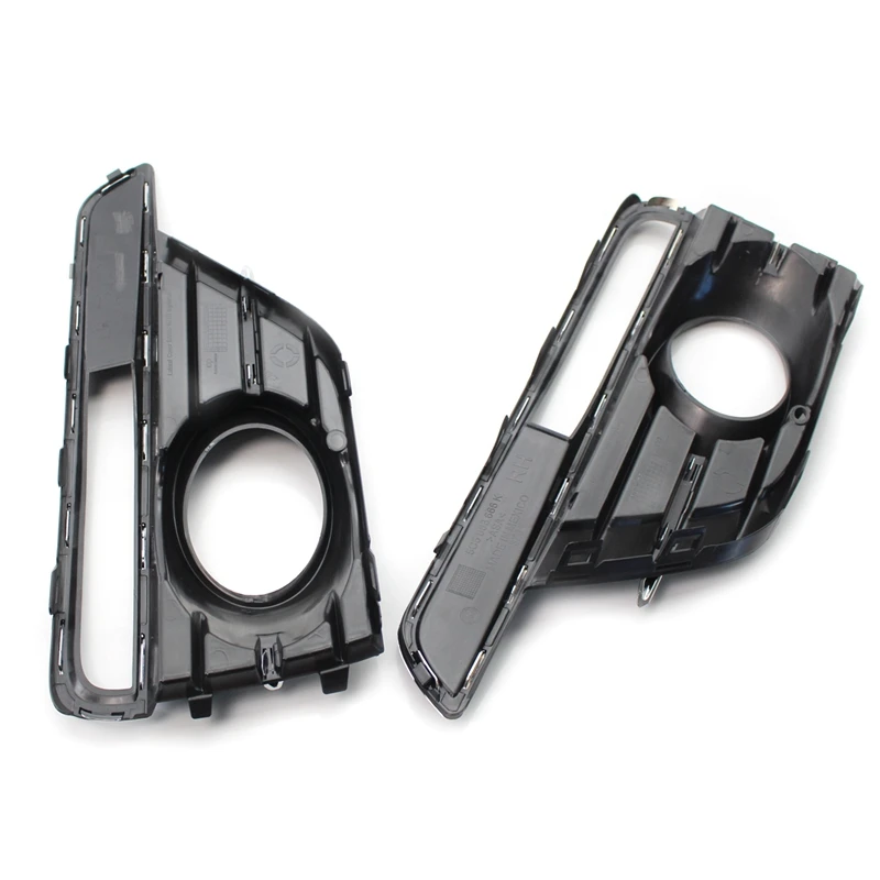 

For-Beetle -2019 Fog Light Grill Grille Cover Left+Right with Chrome Trim 5C5854661J 5C5854662J