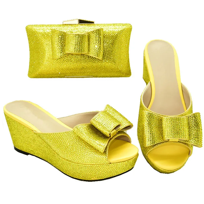 Новейшие итальянские женские свадебные туфли-лодочки с сумочкой африканские