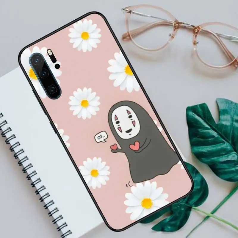

Anime Spirited Away Faceless Man daisy Phone Case For Huawei honor Mate P 9 10 20 30 40 Pro 10i 7 8 a x Lite nova 5t