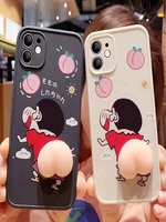 cartoon silicone hip phone case for iphone 12 11 pro max xs x xr se cartoon shockproof case for iphone 11 case 6 6s 7 8 plus