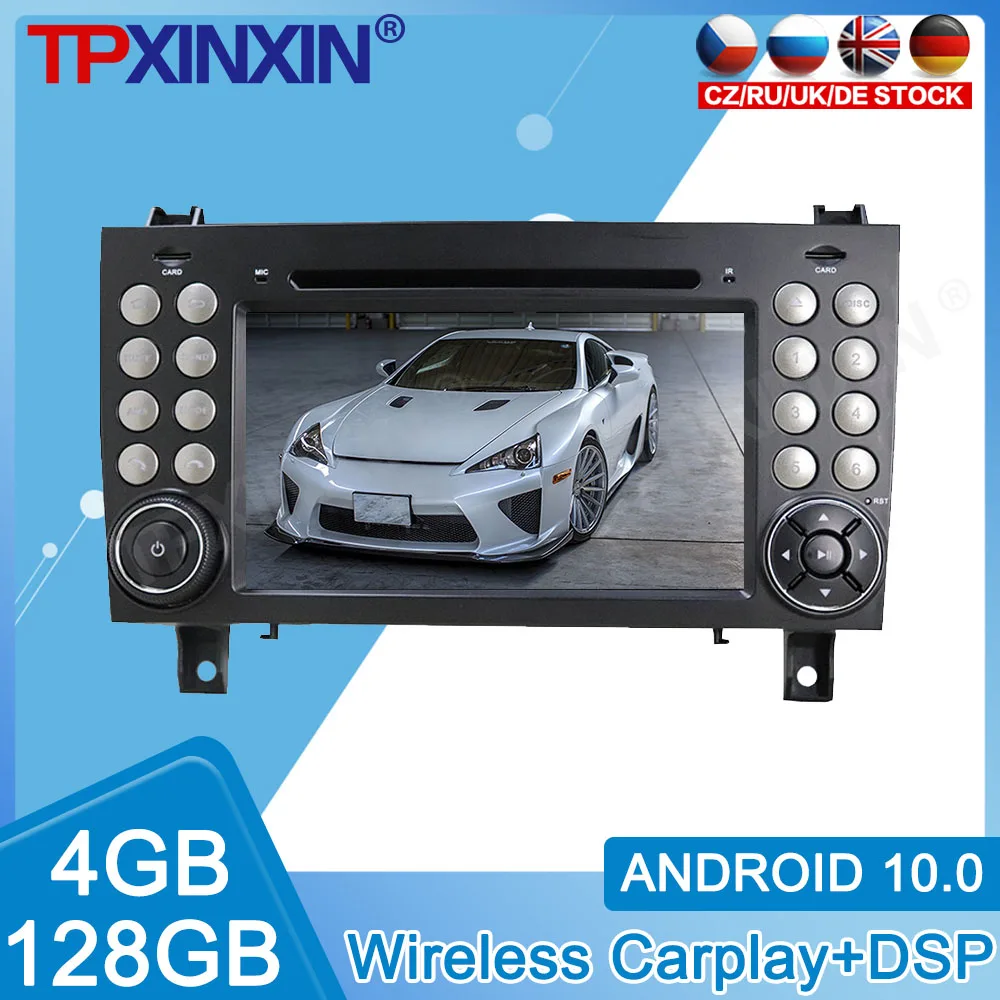 

Android 10 для Mercedes Benz SLK Class R171 2004 2005 2006 - 2012 автомобильный радиомагнитофон мультимедийный плеер головное устройство GPS-навигация