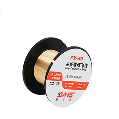 0.02mm 50M 2UUL BLUET прямой титановый сплав 0,1 мм синий Пинцет для точного скачка провода - Цвет: 0.02mm 50M