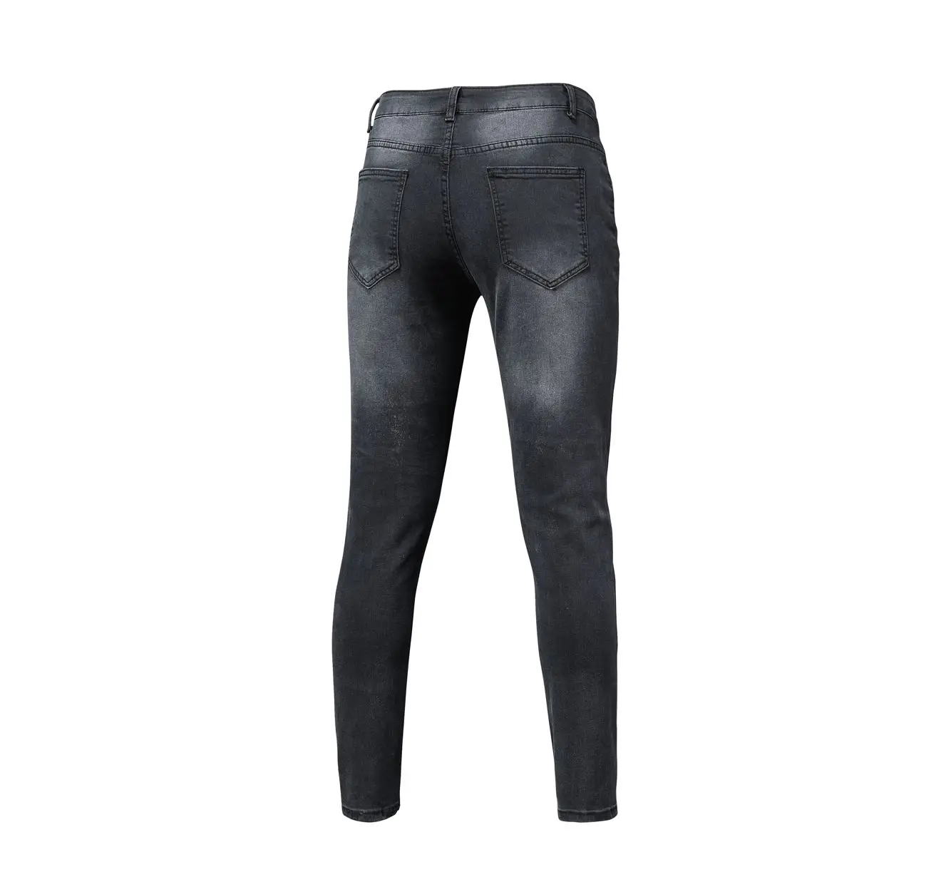 

2021Men Skinny Jeans Beggar Ripped Jeans Stretch Zipper Denim Hip-hop Coloured Drawing Casual Men Jeans