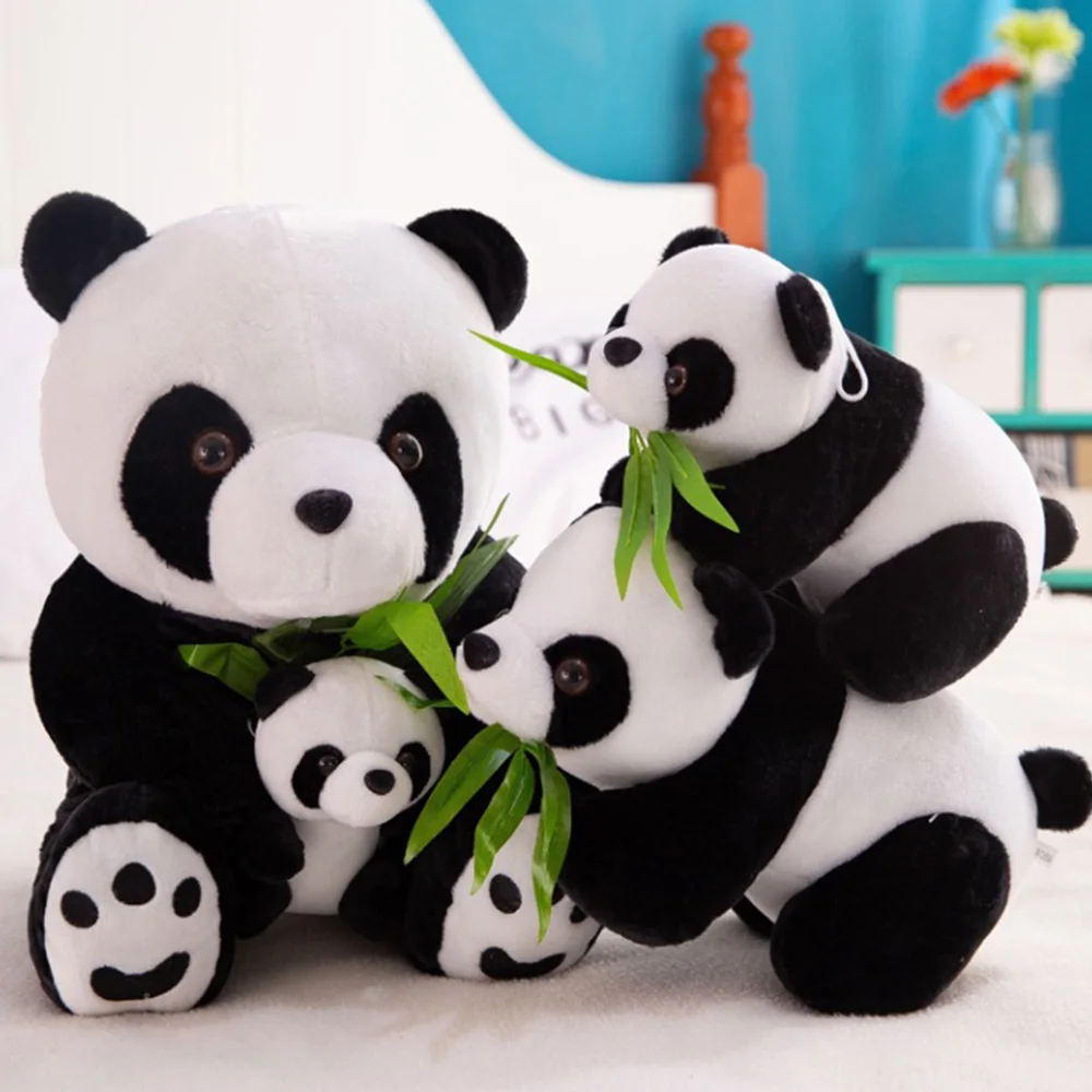 

Plush Panda Soft Stuffed Animal Cushion Soft Small Dolls for Kids Gift s Birthday Gifts Chinese Style Panda Sleeping Toys Gifts