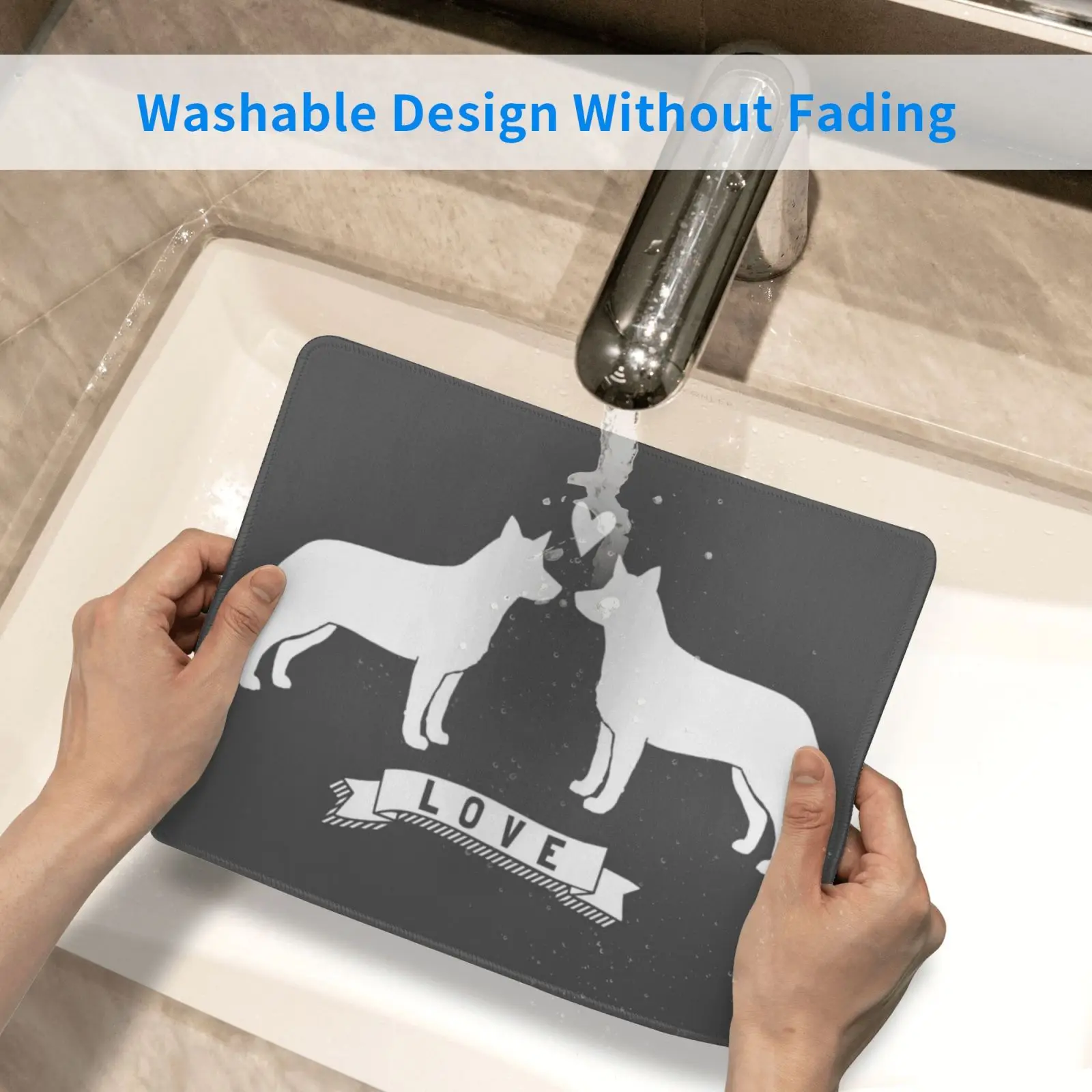 

Australian Cattle Dogs In Love Mouse Pad DIY Print Cushion Australian Cattle Dog Australian Cattle Dogs Dog