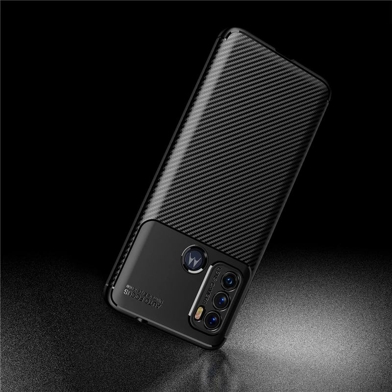 for motorola moto g60 case bumper silicone slim carbon fiber anti knock back case for motorola moto g60 cover for moto g60 g 60 free global shipping