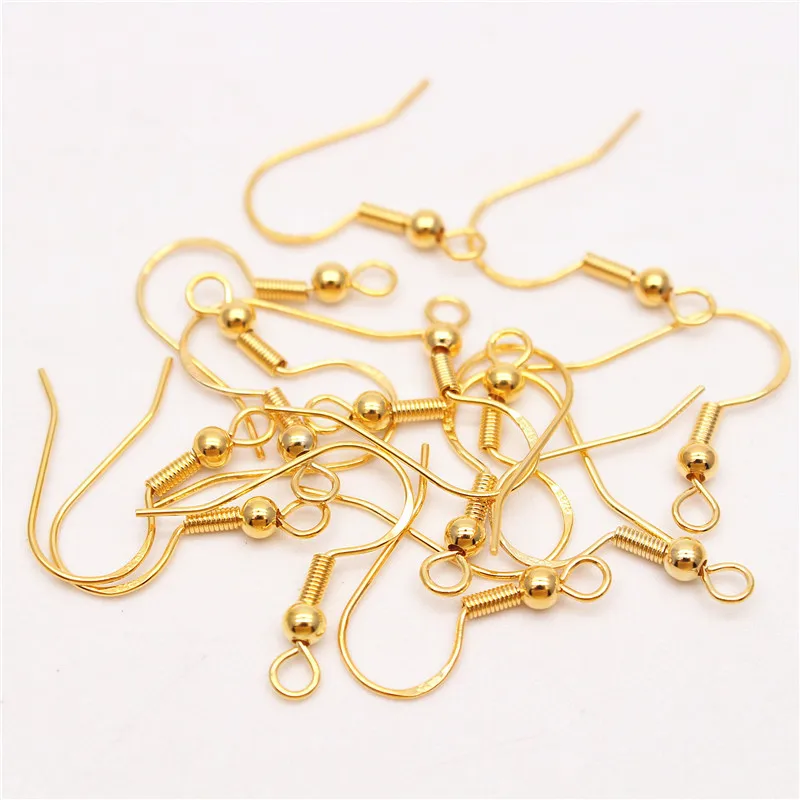 

50Pcs/Bag The Latest Fashion In Europe and America Copper Plating 925 Tremella Hook Bead