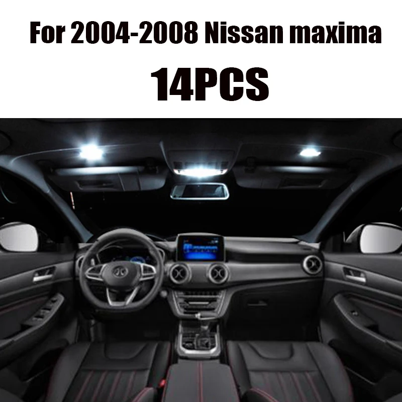 Автомобильные аксессуары для Nissan maxima 2000 2014 белый цвет Canbus без ошибок