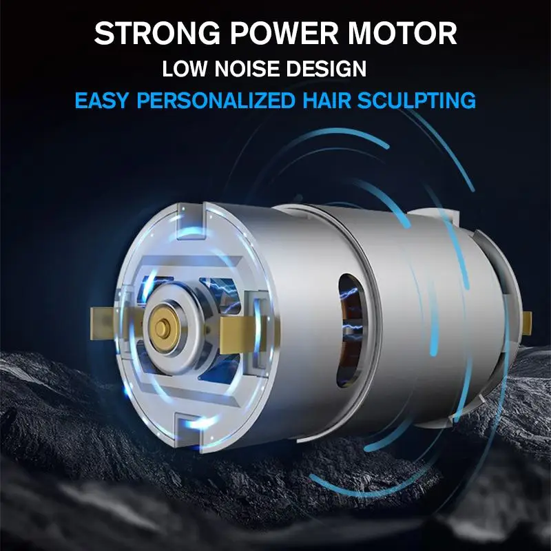 

Men Baldheaded Cordless Hair Clipper Hair Trimmer Barbershop Hair Cutting Machine Low Noise Bald Head Beard Trimmer Outliner