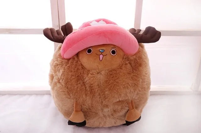 One Piece Tony Chopper Stuffed Plush Doll Soft PP Cotton Cute Pet Cushion Hand warmer Toys | Игрушки и хобби