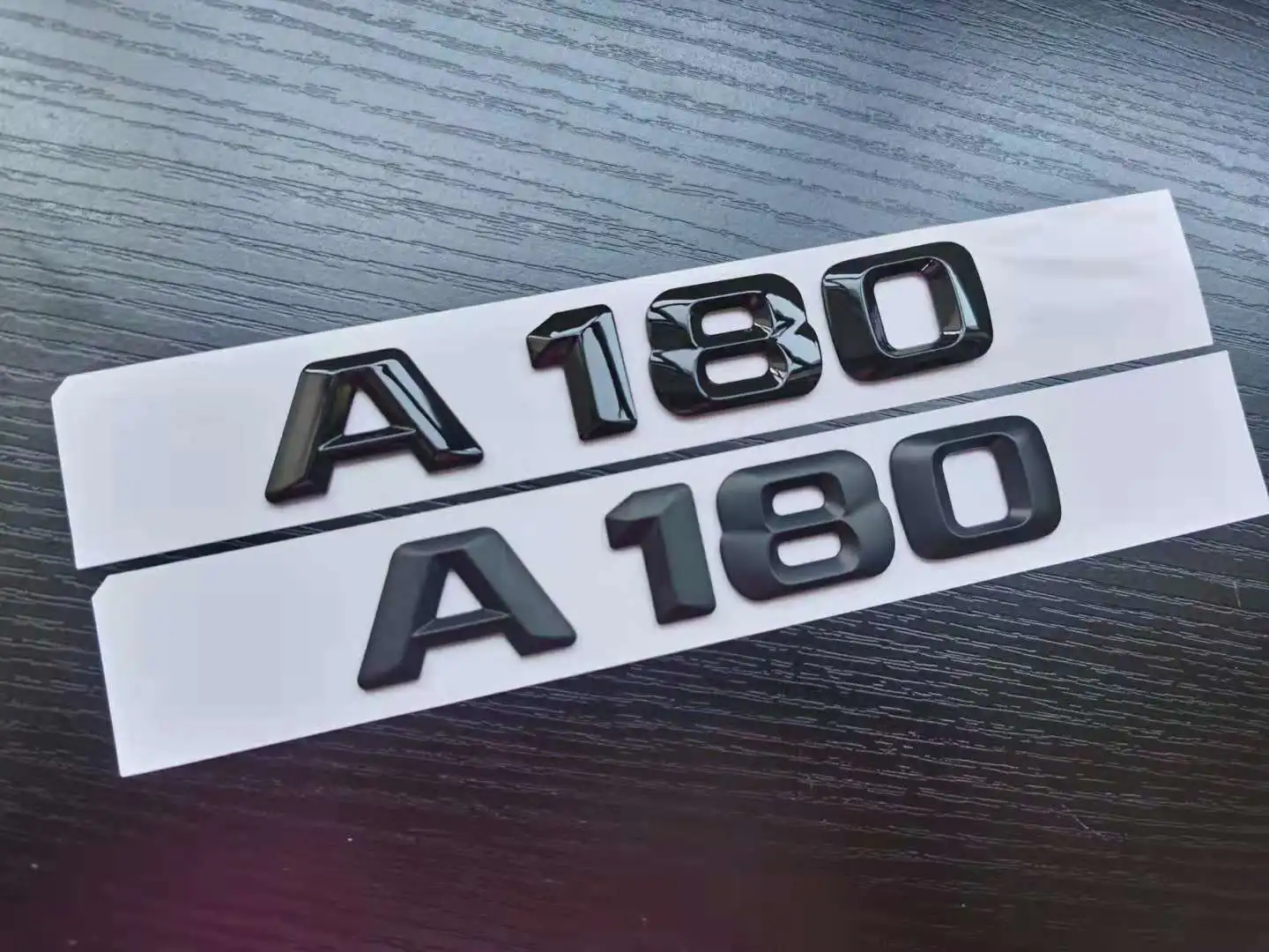 1X 3D ABS глянцевый матовый черный пластик A180 багажник задний логотип значок эмблема