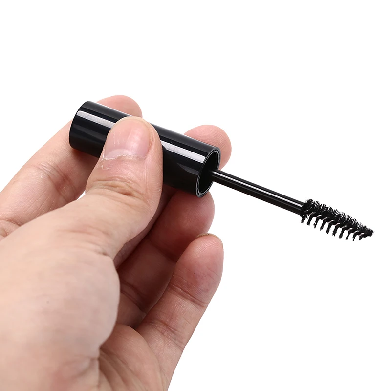 

5Pieces 8.5CM Empty Mascara Tube Eyelash Cream Vial/Liquid Bottle/Container Black Cap