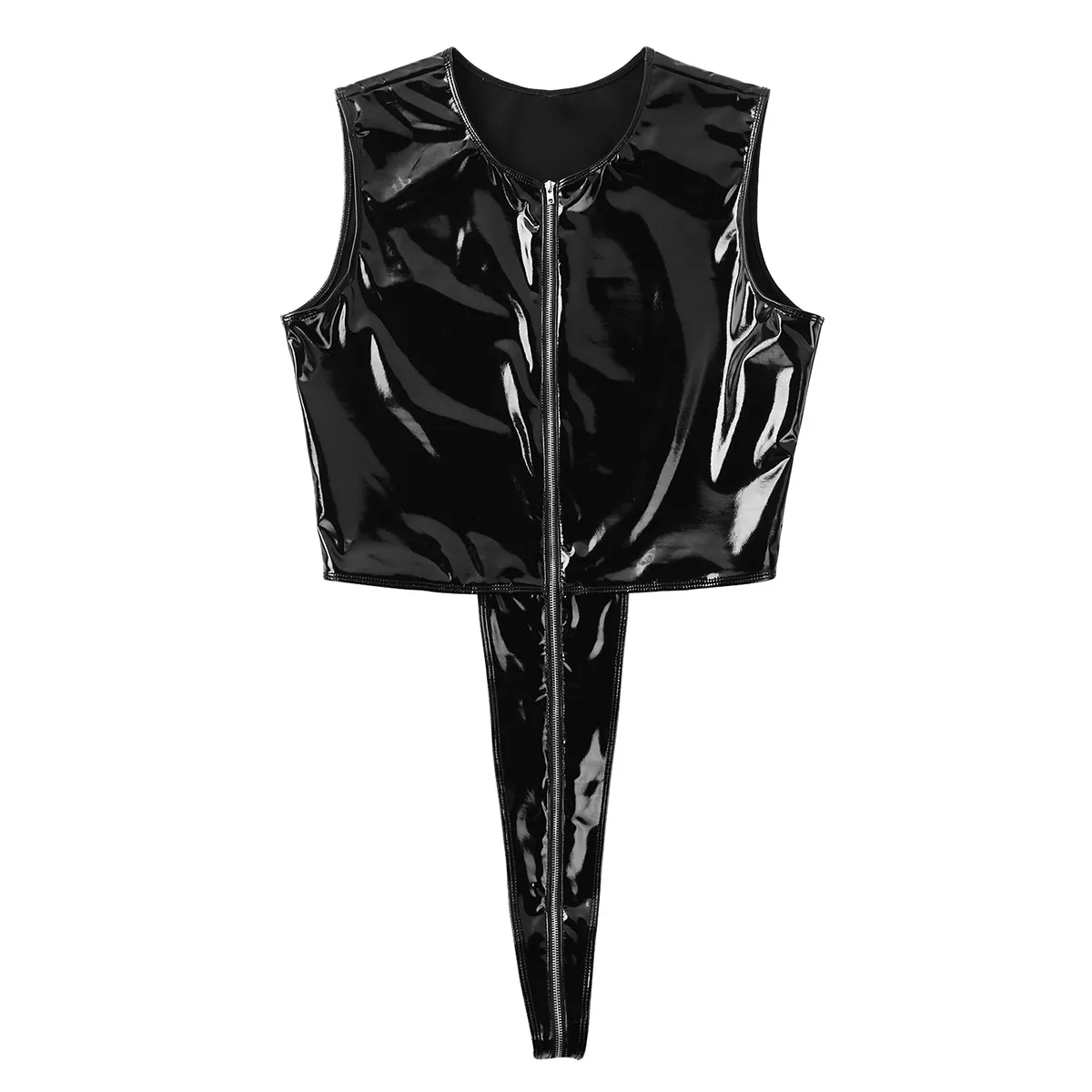 Мужское эротическое нижнее белье латексное боди для секса кожаное с мокрым