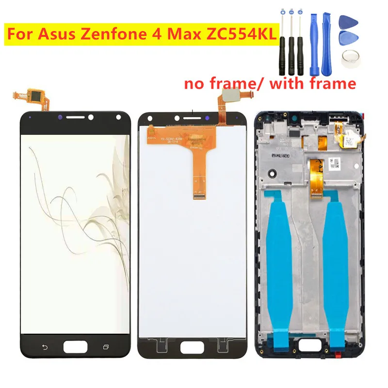 ЖК дисплей 5 дюйма для ASUS Zenfone 4 Max ZC554KL дигитайзер сенсорного экрана в сборе с