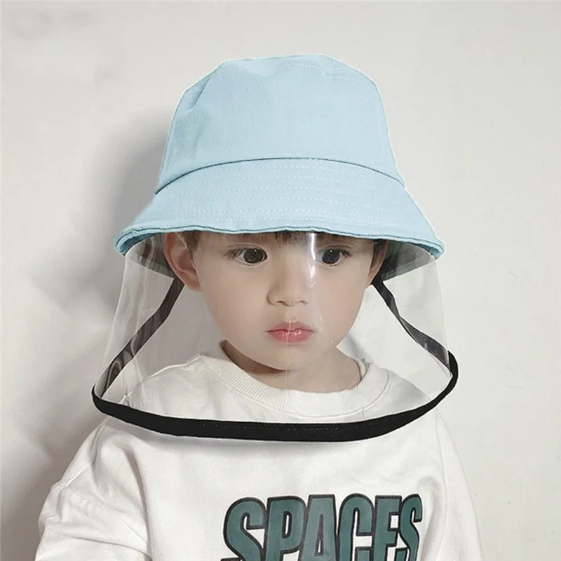

New Fashion Fishermans Clear Bucket Hat Multi-Function Dust-Proof Anti-Saliva Sunproof Protective Cap Windproof Anti-Fog Outdoor