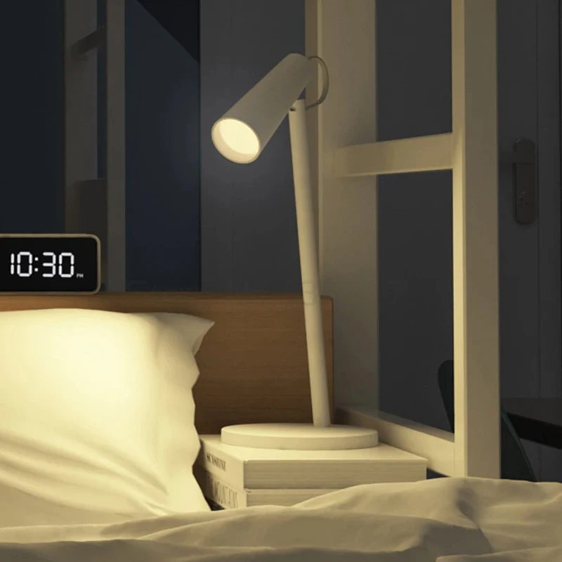 구매 Mijia LED 테이블 램프 충전식 리튬 배터리 무선 독서 용 램프 조정 가능한 밝기 각도 작업 테이블 조명