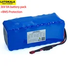 Аккумулятор 500 Вт 18650, 36 В, 8 А ч, 10 s4p, для модифицированных велосипедов, защита электромобиля 36 В, с резервным питанием BMS