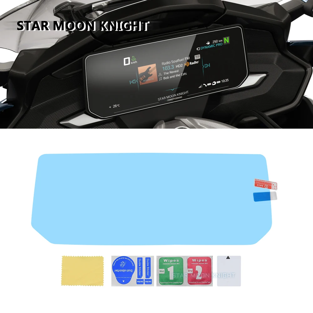 

Мотоциклетная пленка для BMW K1600B K 1600 GA K1600GT K1600GTL 2021-Защита от царапин для приборной панели