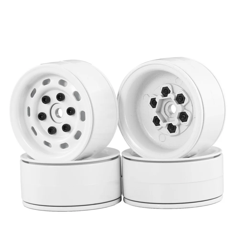 

4pcs AUSTAR AX-618 1.9inch RC Tires Beadlock Metal Wheels Hub Rim Set for Axial SCX10 RC4WD D90 1/10 RC Car RC Accessories