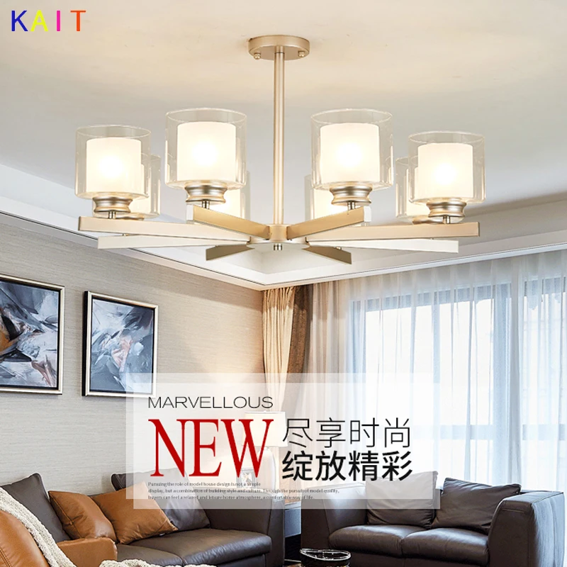 

Modern Black gold silver Metal Led Chandeliers Lighting Lustre Living Room Led Pendant Chandelier Light Bedroom Hanging Lamp