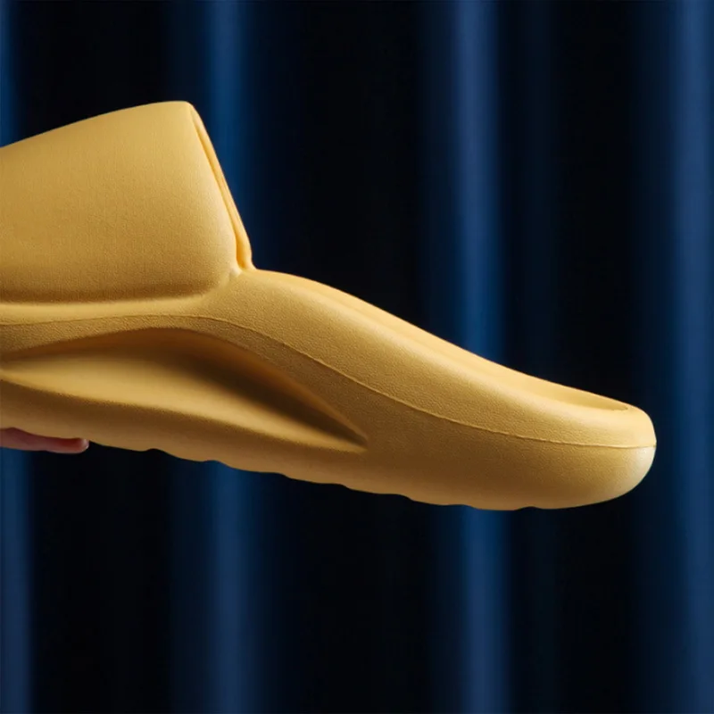 

Litthing Bathroom Non-slip Slippers Fashion Thick Sole Soft EVA Indoor Slide Sandals Beach Unisex Platform Men Women Home Shoes