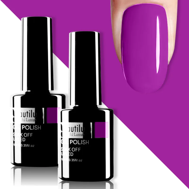 

Beautilux Fashion Gel Nail Polish 120 Colors Professional Salon Nails Art Gels Varnish UV LED Semi Permanent Nail Lacquer 10ml