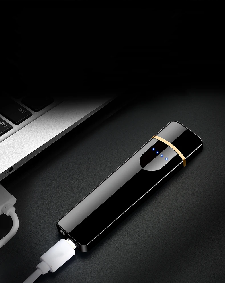 Модная Индукционная ветровка AI USB Elctronic перезаряжаемая зажигалка, Классическая Зажигалка для мужчин, для курения, Zapalniczka