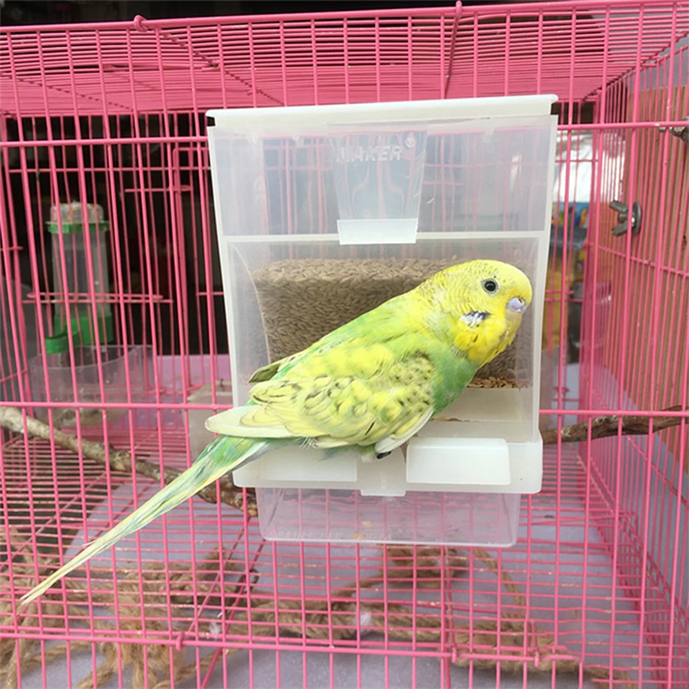 Автоматические Домашние любимцы птицы Попугай корм для домашней короб кормления