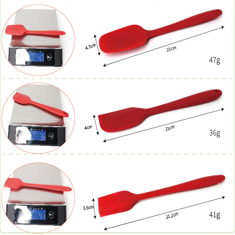 Набор силиконовых шпателей интегрированная кухонная утварь 7 предметов для