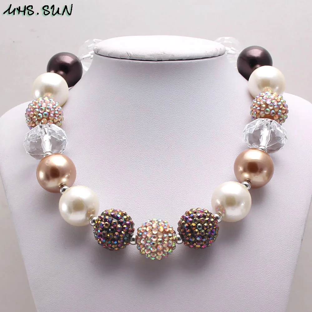 MHS. SUN модное дизайнерское ожерелье с бусинами для маленьких девочек сделай сам