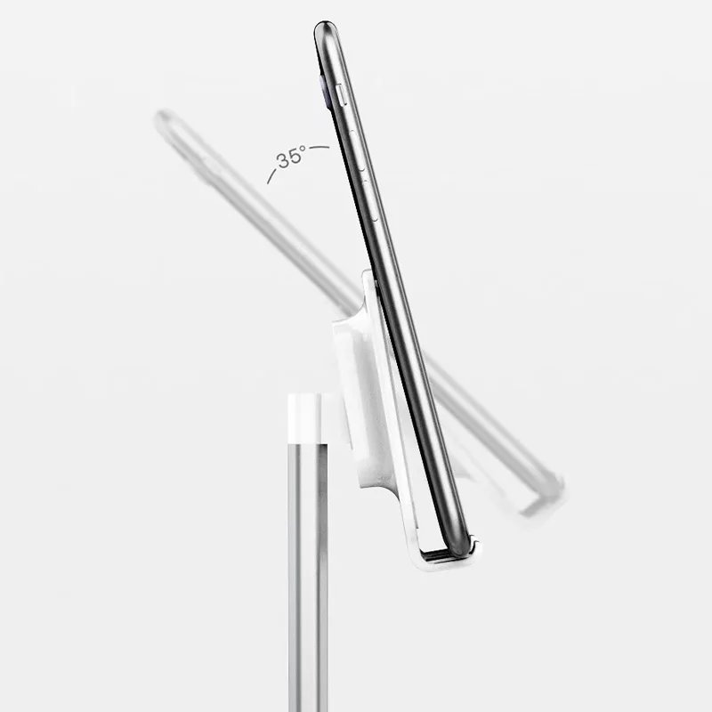 Складной телескопический подъемный держатель-подставка для телефона и планшета