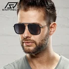 SIMPRECT 2020 винтажные квадратные поляризационные очки солнцезащитные модные брендовые высокого качества UV400 очки мужские солнечные