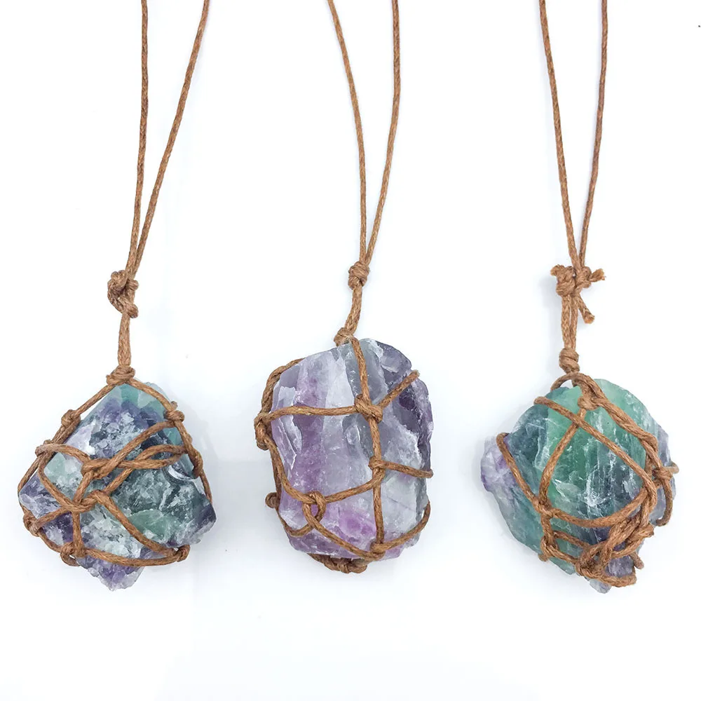 Оригинальная Подвеска естественный неправильной формы флюоригинальная руда