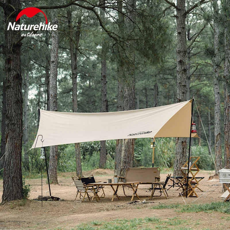 Палатка Naturehike стрейчевая шестигранная хлопковый навес уличный тент для кемпинга