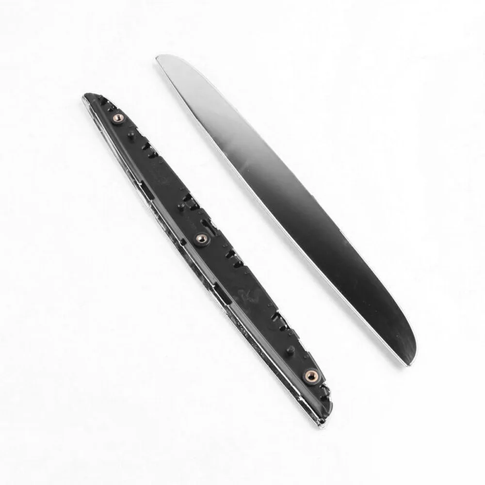 2 шт. Хромированная передняя сетчатая накладка на бампер для BMW E90 E91 3 Series 06