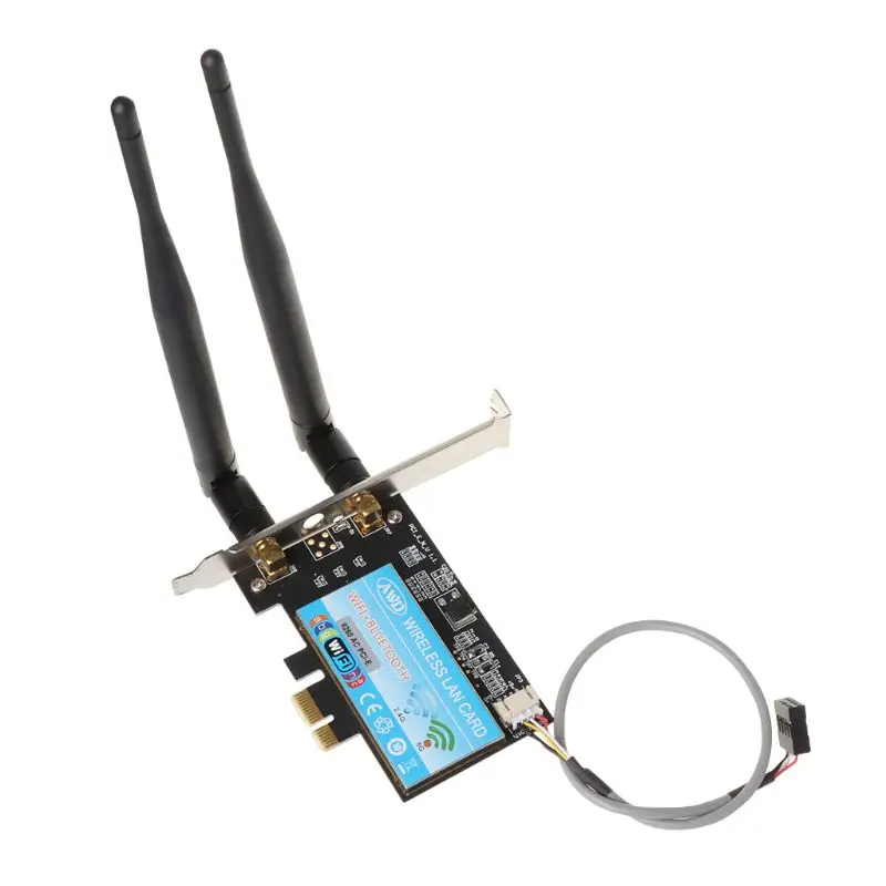 Для Intel 8260 AC 2 4G/5G Dual Band 802.11ac Bluetooth 4 PCI E 1X Беспроводная настольная Wi Fi WLAN карта для