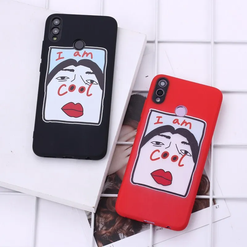 For Huawei Mate 20 P30 P20 Pro Lite Nova 5 Honor 9x 8x I AM COOL Girl Memes Camera Protect Soft TPU Phone Case Cover |