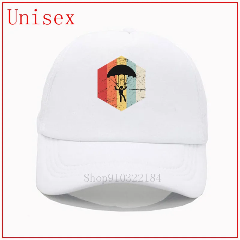 Ретро 70s прыжки с парашютом значок шляпа мужская бейсболка женская хип-хоп для