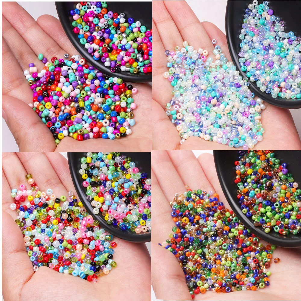 

Glass Beads For Bracelet Seed Beads For DIY Craft Project Pony Beads For Needlework Jewelry Making Accessories