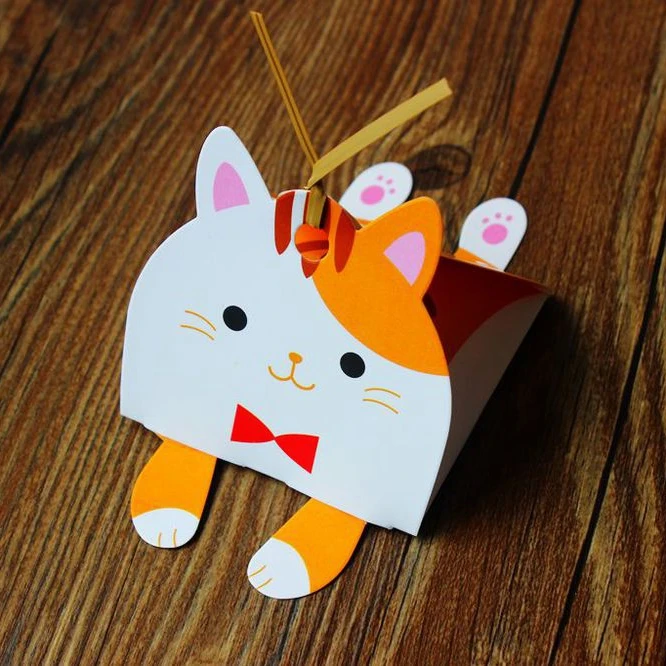 Cute Animal Modeling Candy Box Kids First Birthday Party Decoration Wedding Favors Paper Gift Boxes Baby Shower Supplie | Дом и сад