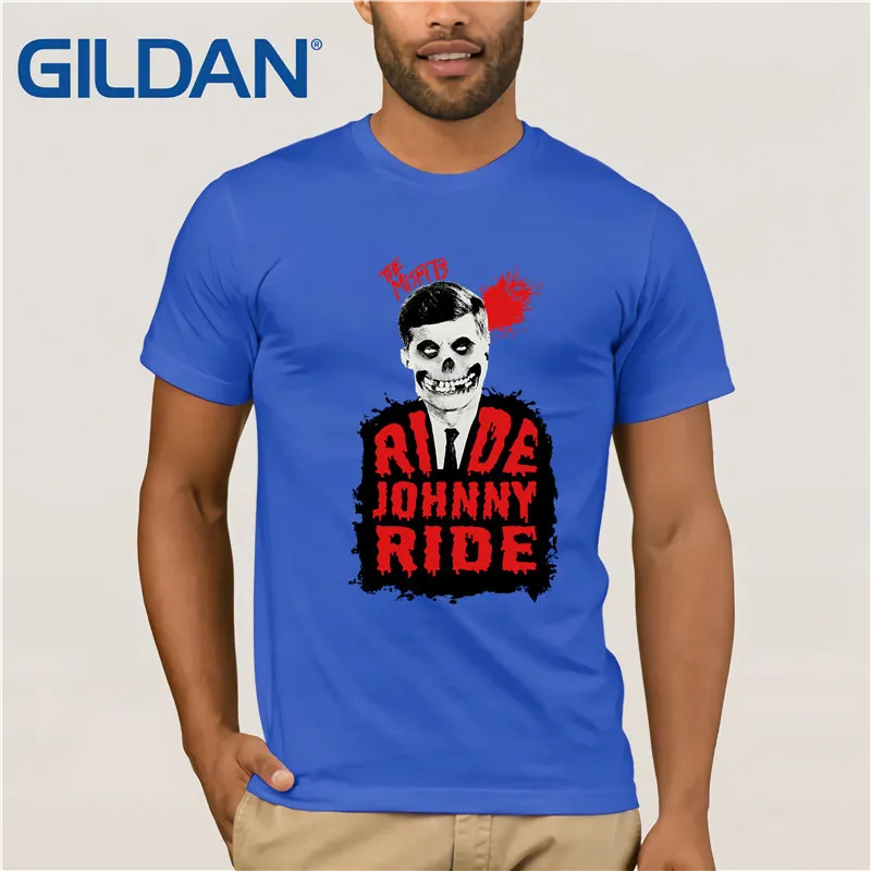 Мужская хлопковая футболка с принтом &quotMisfits Ride&quot &quotJohnny свободные хлопковые